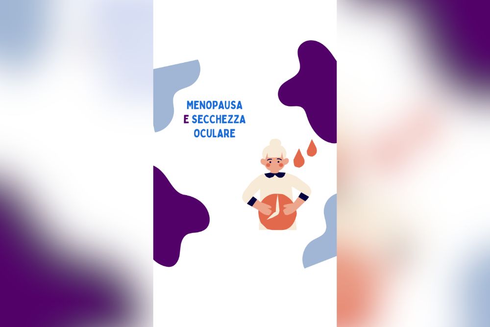 menopausa può essere collegata alla secchezza degli occhi