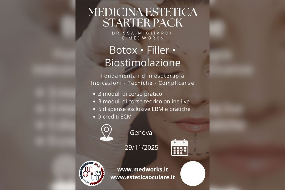 Corso Medicina estetica a Genova 29.11.25